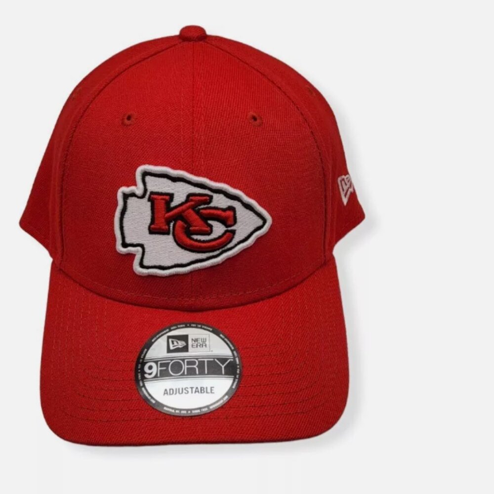 New Era Kansas City Chiefs 9Forty The League Red Adjustable Strap Hat Cap